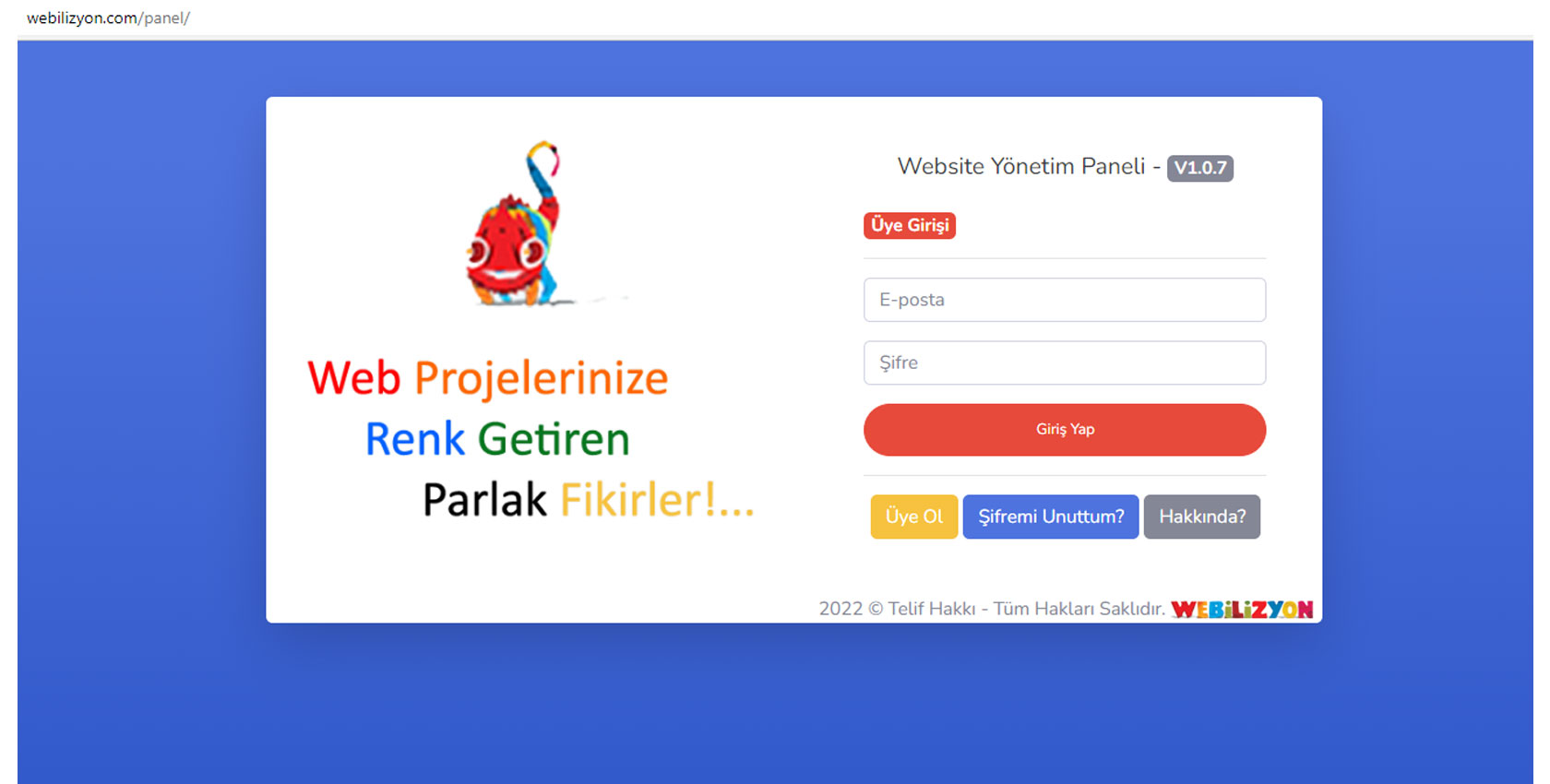 Yönetim Paneli